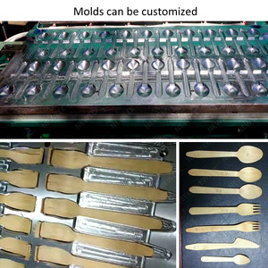 Gỗ Nấu Ăn Muỗng Máy Làm Dùng Một Lần Muỗng Gỗ Fork Knife Forming Machine Máy Làm Muỗng Tre - Product Image 5