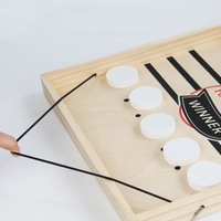 Jeu de Hockey sur Table, Jeu de Hockey de Terrain, Échecs à Catapulte, Jouet Interactif Parent-Enfant, Jeu de Plateau Rapide de Lancer de Pucks, Jouets pour Enfants