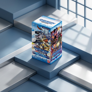 การ์ดสะสมดิจิมอนเกาหลี TCG รุ่นพิเศษ เวอร์ชั่น 1.0 BTK-1.0 กล่อง 24 ซอง ซีล ของสะสม ระดับหายาก ขายส่ง - Product Image 1