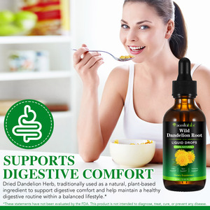 Acentiallabs 60ml bồ công anh gốc chiết xuất bổ sung gan làm sạch hỗ trợ Hoang Dã bồ công anh gốc chất lỏng giọt cho tổng thể chăm sóc sức khỏe - Product Image 4