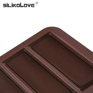 แม่พิมพ์ซิลิโคน MUYULINS แบบ 5 ช่อง ใช้สำหรับอบซีเรียลบาร์ บิสกิต และขนมหวาน - Product Image 5