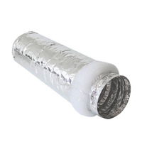 Conduit flexible isolé en aluminium système de ventilation cvc