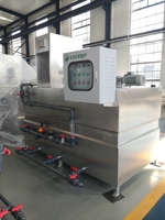 Machine de dosage automatique industrielle pour l'alimentation en floculant et coagulant