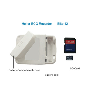 Tendências inovadoras 2024 Medicina portátil 24 horas wearable ecg monitor holter preço da máquina ecg - Product Image 6