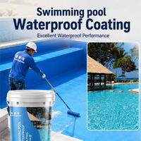 Revêtement polyuréthane auto-nivelant, résistant aux fissures et imperméable pour réservoirs d'équilibrage de piscine, fabriqué par International Coating Factory