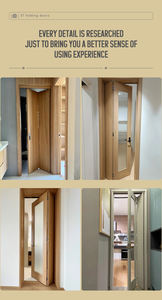 Meilleur système <span class=keywords><strong>de</strong></span> porte pliante à deux volets <span class=keywords><strong>pour</strong></span> accessoires en alliage d'aluminium, <span class=keywords><strong>fixation</strong></span> sur rail, <span class=keywords><strong>kit</strong></span> <span class=keywords><strong>de</strong></span> porte coulissante en bois, quincaillerie <span class=keywords><strong>de</strong></span> porte pliante - Product Image 6