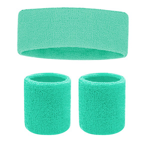 3 Pcs Men Women <strong>Sweat</strong> <strong>Bands</strong> &amp; Wristbands-Dry Non-Slip Breathable Absorbent for Gym Sports Tennis Running - Product Image 3