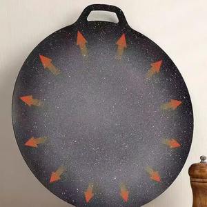 Plaque de cuisson é<span class=keywords><strong>l</strong></span>égante en pierre Maifan antiadhésive et sans fumée avec poignées pour les dîners en plein air, le camping, le jardin et la cour - Product Image 3