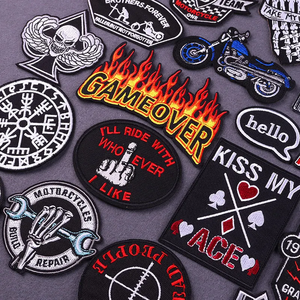 "BAD DECISIONS MAKE GOOD STORIES" Biker Patch | 3.54x1.96 Inch Iron On Or Sew On Patch For Leather Vest, Jacket