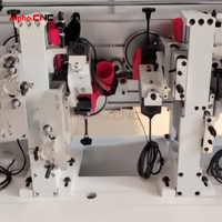 Nouveau modèle de machine à plaquer les chants entièrement automatique machine à plaquer les chants automatique en bois MDF et mélamine à 8 fonctions