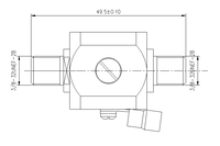 Parafoudre/coaxial de protection contre les surtensions pour câbles coaxiaux avec connecteurs F mâles/femelles 75 Ohm pour antennes TV