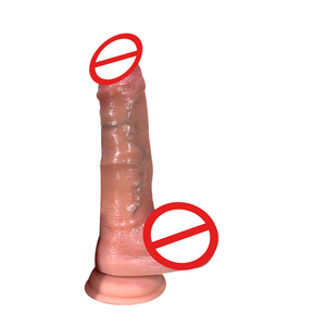 Grand Dildo en Silicone avec Ventouse, Plug Anal Réaliste et Souple, Étanche et Vibrant pour Massage Adulte - Jouet Sexuel Féminin - Product Image 1