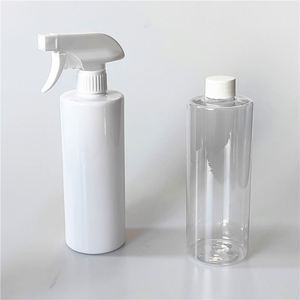 Wholesale 500ml 17oz Refillable Plastic PET Matte Black Empty Cleaner Trigger Spray Bottle - Product Image 5