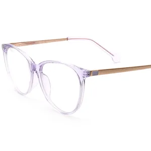 Kính Mắt Quang Học Acetate Phong Cách Thành Phần Mới, Kính Mắt Mèo Phổ Biến, Kính Cận Thị Unisex TL009