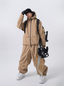Nouvel ensemble de combinaison de ski imperméable rembourrée 3L pour femmes, snowboard, hommes, ski alpin, vêtements de ski professionnels chauds pour l'hiver - Product Image 2