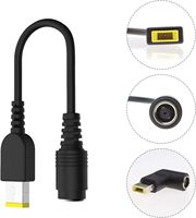 Adaptateur de câble convertisseur d'alimentation carré 7,9x5,5 mm pour ordinateur portable Lenovo ThinkPad X1 Carbon 0B47046