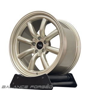 ล้อแม็กซ์อัลลอยด์ฟอร์จ JDM ขนาด 16 17 18 นิ้ว ขอบลึกเว้า 8 ก้าน แบบโมโนบล็อก สำหรับรถยนต์  4x100 5x100 5x114.3 สำหรับ <span class=keywords><strong>Watanabe</strong></span> - Product Image 5