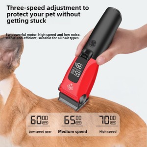 Tosatrice Elettrica Professionale per Animali Domestici con Batteria Integrata Ricaricabile Impermeabile in Acciaio Inossidabile per Cani e Gatti - Product Image 4