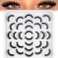 Cils en vison 3D 5D 15mm 20mm 22mm, cils en vison à prix réduit, cils en vison 25mm, fournisseur en gros