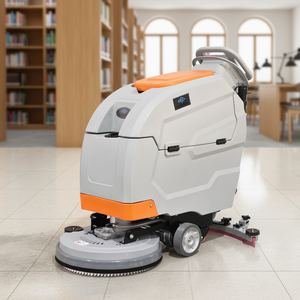 HANGCHA Commercial New Condition Tile Marble PVC Floor <b>Walk</b>-behind Cleaner Wash <b>Machine</b> Floor Scrubber - Product Image 1
