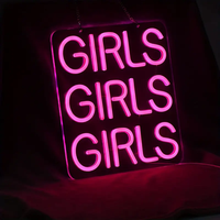 Enseignes au néon filles bar à bière maison Art néon lumière à la main LED néons signe avec gradateur pour chambre bureau hôtel Pub