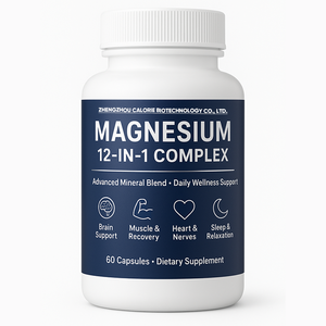 Complesso di Magnesio 12-in-1 700mg Glicinato Citrato Malato Ossido Taurato Aspartato Orotato Capsule - Supporto Immunitario e Memoria - Product Image 1