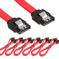 Aces Cable de datos serie de disco duro de estado sólido Cable Sata 2,0/3,0 6 Gb/s Cable de datos de disco duro de computadora Sata3.0