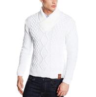 Herren-Strickpullover mit Jacquardmuster im europäischen und amerikanischen Casual-Stil mit halbhohem Kragen
