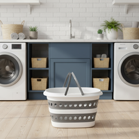 Paniers de rangement à linge pliables multifonctionnels Rangement portable pour vêtements sales Shopping Voyage