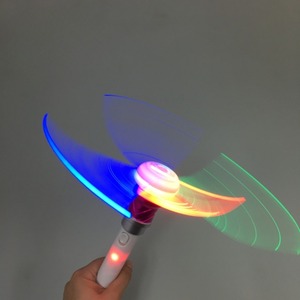 DIY Magischer Regenbogen Lichtfaser LED Spinner Zauberstab Rotierender Leuchtstab Kindergeschenk Party Shooting Requisite - Product Image 4