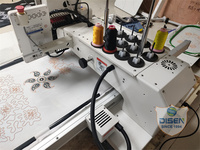 Chine 1200 tr/min haute vitesse ordinateur plat couture paillettes et Chenille cordon 9/12/15 aiguille une tête Machine à broder 600*1200mm