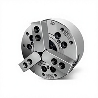 Mandrin hydraulique à trois griffes pneumatique standard ODM/OEM, modèle de serrage sans bride pour machine à tourner SB-208, 5-15 pouces, toutes tailles