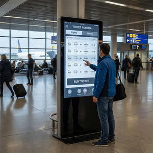 Pantalla Comercial de Doble Cara de 43-65 Pulgadas, 4K, 300 Nits, Panel IPS, Android 9.0, Plug and Play, Tótem Digital Publicitario Delgado - Product Image 3