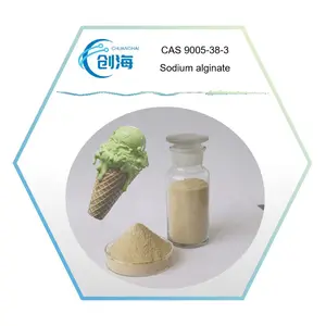 مسحوق الألجينات الصوديوم CAS 9005-38-3 المواد الخام الكيميائية عالية الجودة