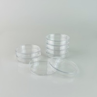 60 Millimeters 90 Millimeters 120 Millimeters Sterile Transparent Plastic Petri Dishes for Laboratory Use