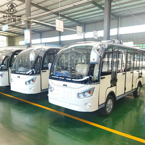 14 hành khách kèm theo đầy đủ xe du lịch điện tham quan Xe điện đưa đón xe buýt để bán - Product Image 3