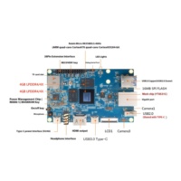 Nueva Placa de Desarrollo Original Orange Pi 5, Ruixin Micro RK3588S, Memoria de 4G, 8G, 16G, Códec de Video 8k