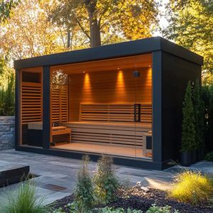 Sauna al aire libre, sauna de infrarrojos, sauna de vapor seco y húmedo, servicio de personalización gratuito disponible para <span class=keywords><strong>4</strong></span>-6 personas - Product Image 1