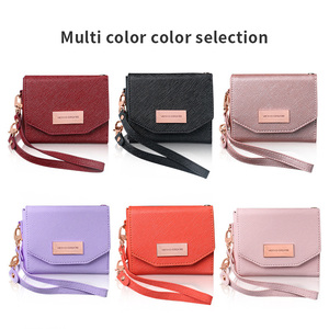 Funda de teléfono con billetera de cuero PU con ranura para tarjeta de lujo para <span class=keywords><strong>Samsung</strong></span> <span class=keywords><strong>Z</strong></span> <span class=keywords><strong>Flip</strong></span> 5 4 <span class=keywords><strong>3</strong></span> funda de teléfono móvil a prueba de golpes con correa cruzada - Product Image 2