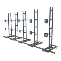 Vente chaude Activités de performance en plein air Meuble de télévision portable moderne en aluminium LED Support mural au sol treillis