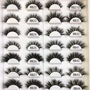 Pestañas <span class=keywords><strong>de</strong></span> Visón al por Mayor, Tira Completa, Efecto 3D, Hechas a Mano, Libres <span class=keywords><strong>de</strong></span> Crueldad Animal, Reutilizables, Banda <span class=keywords><strong>de</strong></span> Algodón Negra, Grosor Mixto, Bandeja <span class=keywords><strong>de</strong></span> Plástico - Product Image 1