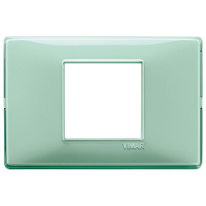 Vimar Wall <b>Switch</b> Plate Mint Green 17x8 Cm Reflex Finish - Product Image 1