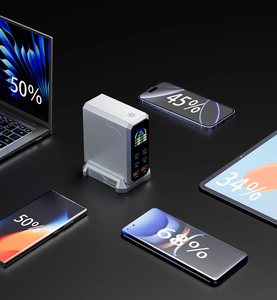 240W gan Pro Sạc pd3.1 thông minh TFT hiển thị 10-ports PD QC PPS 100-240V toàn cầu sử dụng OEM hỗ trợ loại C nhanh chóng máy tính xách tay ADAPTER - Product Image 6