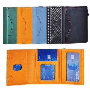 रफीड ऑटो इलास्टिक वॉलेट मैग कार्ड चमड़े के विशाल बैंक प्यारे धातु ब्रैसलेट कार्स का मामला है - Product Image 1