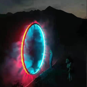 Özel DIY sahne paslanmaz çelik kemer düğün dekorasyon için soğutma sis makinesi Misting - Product Image 5