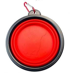 Tazón Plegable de Silicona para Perros, Precio Económico al por Mayor, Personalizado, Moderno, Portátil, para Viajes al Aire Libre - Product Image 2