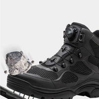 Chaussures de sécurité haut de gamme pour hommes Bottes de sécurité anti-crevaison à la mode pour travaux de construction, plus grandes bottes d'été et d'hiver