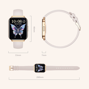 Montre connectée KM86 pour femmes, écran TFT carré, suivi du sommeil, suivi de la forme physique, écran tactile, montre numérique, corps fin - Product Image 4