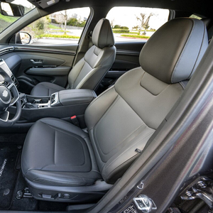 Fundas de Asiento Personalizadas para Automóviles, Juego Completo de 5 Asientos, Parte Central de Cuero Genuino para <span class=keywords><strong>Hyundai</strong></span> <span class=keywords><strong>Tucson</strong></span> I10 I20 I30 Ix35 - Product Image 4