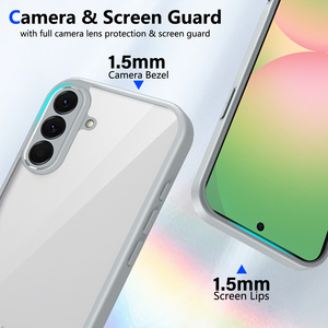 Custodia Protettiva <span class=keywords><strong>Antiurto</strong></span> in TPU e PC per Samsung Galaxy A37, Cover Trasparente Opaca - Product Image 4
